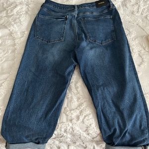 Express ladies boyfriend midrise jeans.